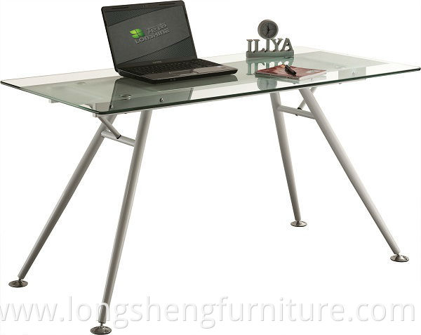 Modern Tempered Glass Working Table